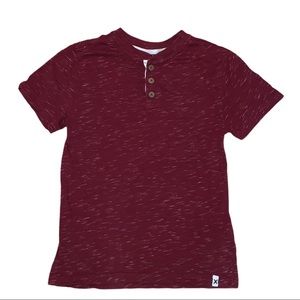 2/$20 Gymboree Boys Burgundy Tee Shirt M 7-8
